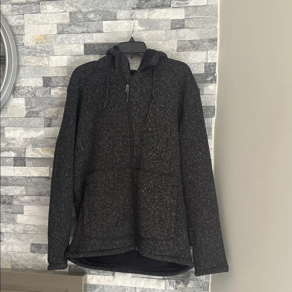 New!! Free Country Black Men's Fleece Jacket
